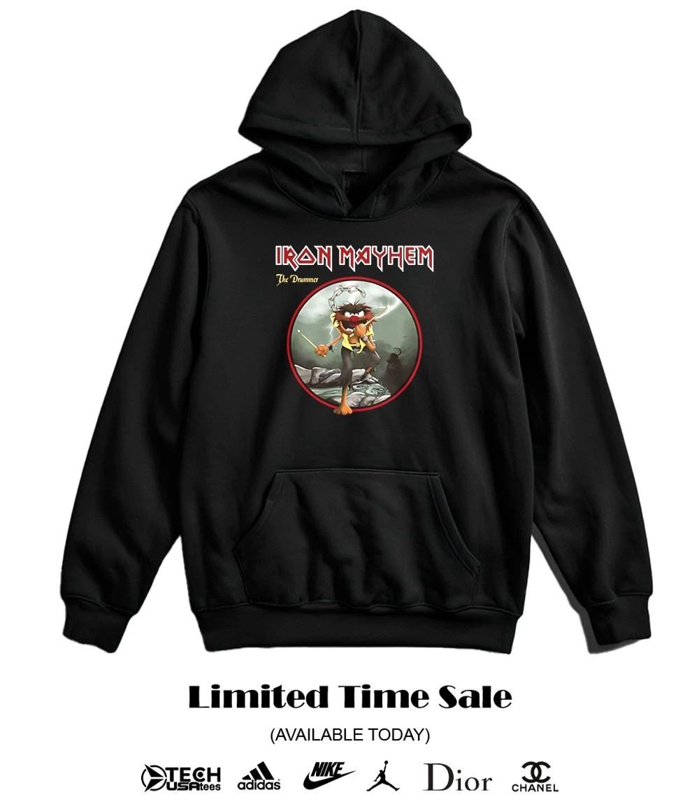Iron Mayhem Drummer Muppets T-shirt