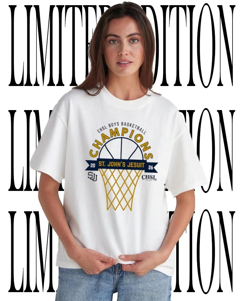 St John’s Jesuit 2026 CHSL Boys Basketball Champions shirt