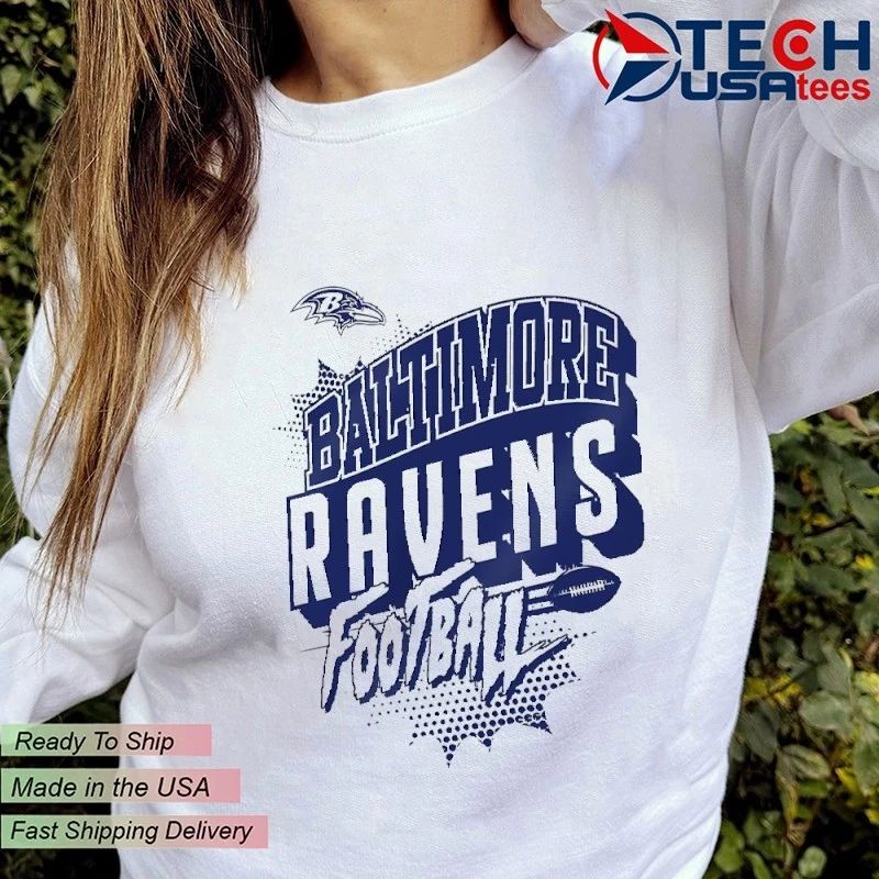 Baltimore Ravens Football Action Comic shirt