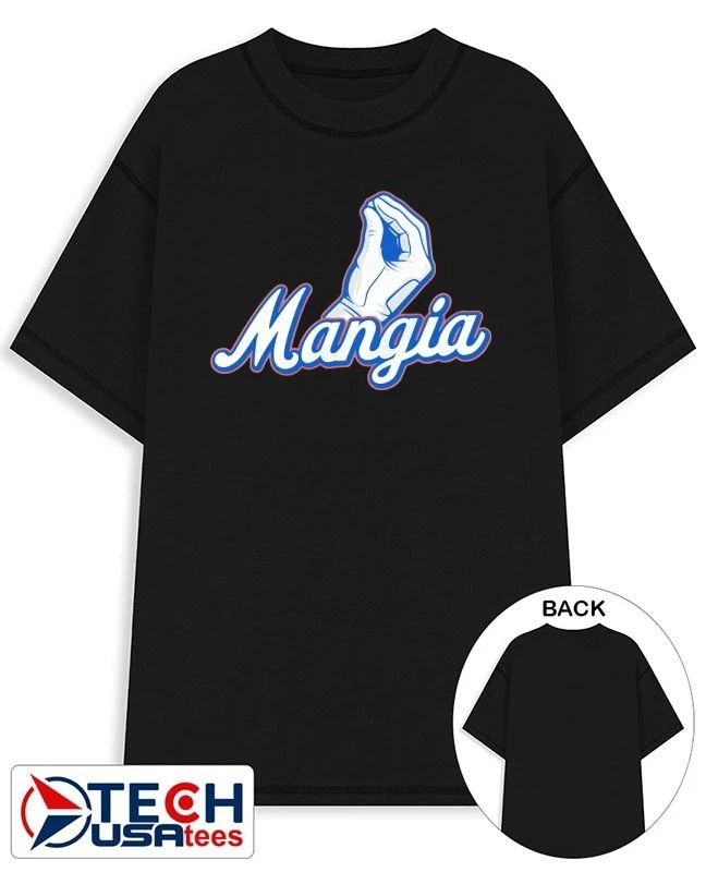 Mangia Italian hand shirt