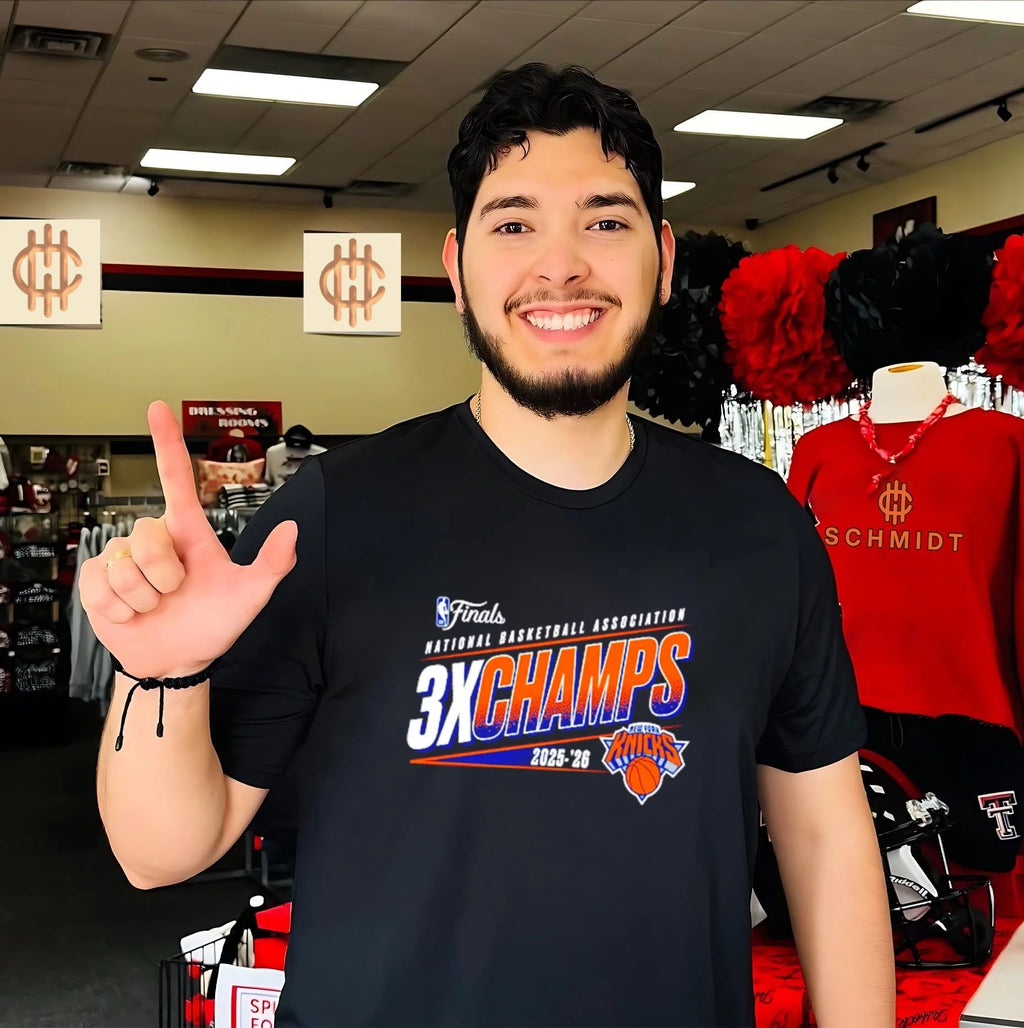 New York Knicks 2026 NBA Finals Champions 3x Champs shirt