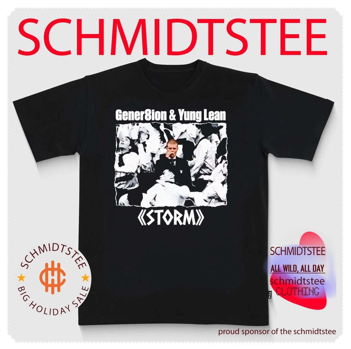 Gener8ion and Yung Lean Storm Love & Tears graphic shirt