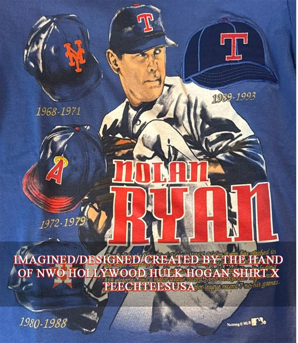 Nutmeg Mills Nolan Ryan 4 Teams shirt