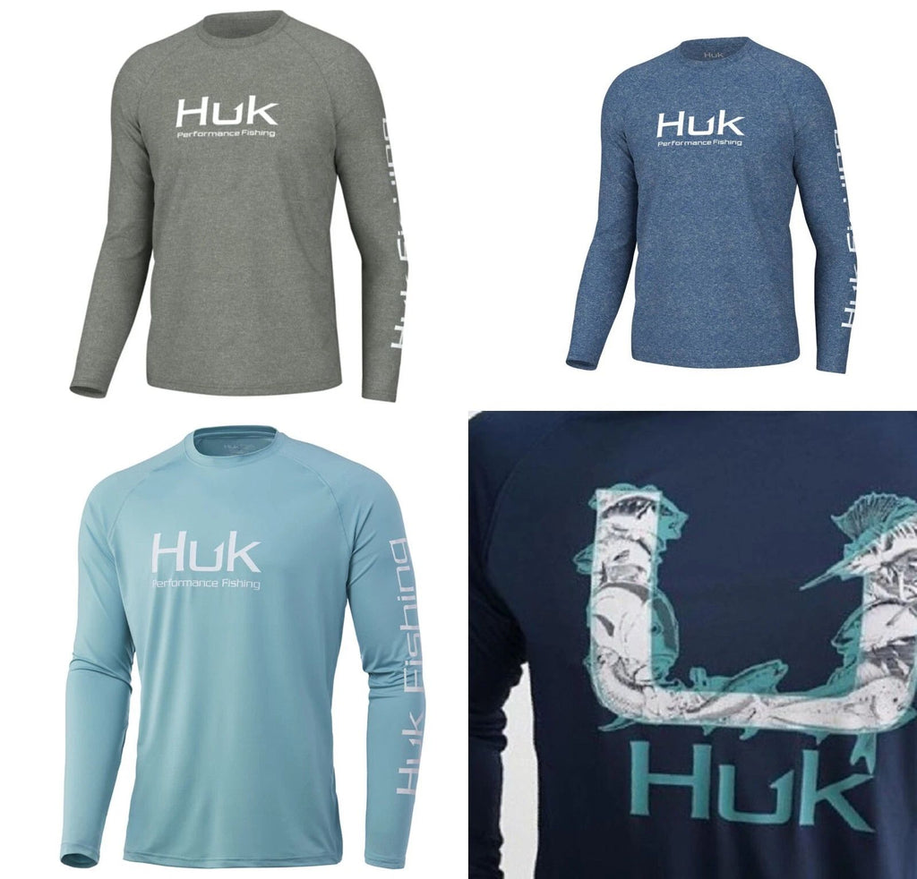 HUK Pursuit Long Sleeve Shirt H1200- CHOOSE YOUR STYLE, COLOR AND SIZE!