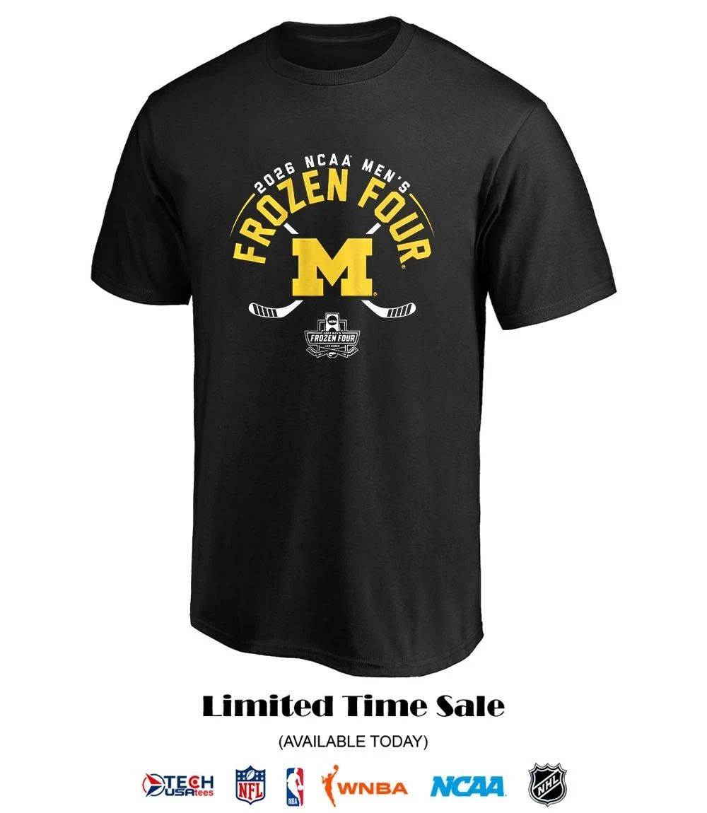 Michigan Wolverines 2026 NCAA Men’s Hockey Frozen Four shirt