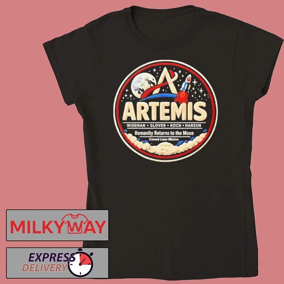 NASA Artemis II Back To The Moon 2026 Humanity Returns To The Moon Crewed Lunar Mission shirt