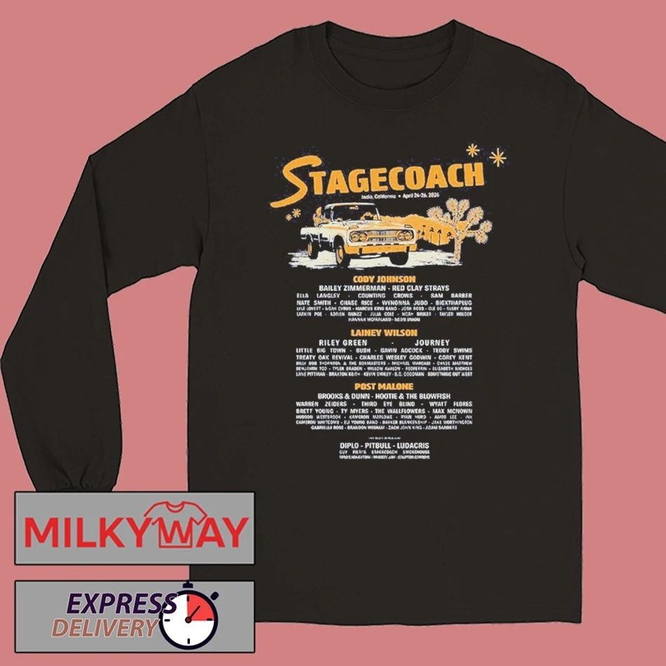 Stagecoach 2026 Festival Indio California’s Country Music Festival Merch Rest Stop 2026 Lineup T-Shirt