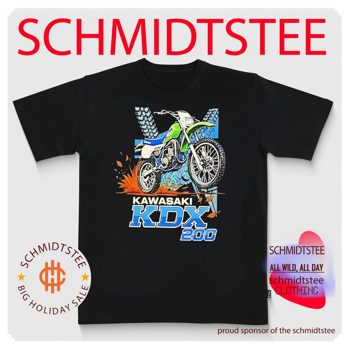 Kawasaki KDX 200 vintage shirt
