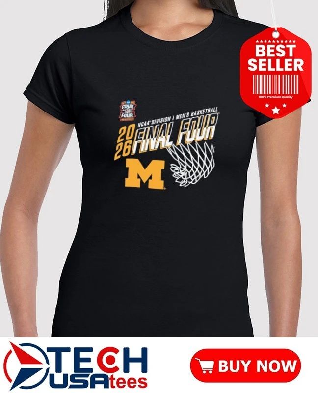 Michigan Wolverines 2026 NCAA Men’s Basketball Final Four Net shirt