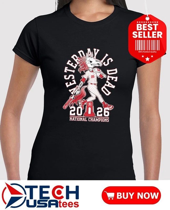 Yesterday is dead Oklahoma Sooners 2026 National Champions skeleton mascot shirt