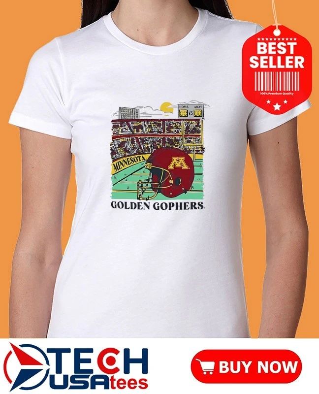 Minnesota Golden Gophers Hometown Stadium helmet shirt