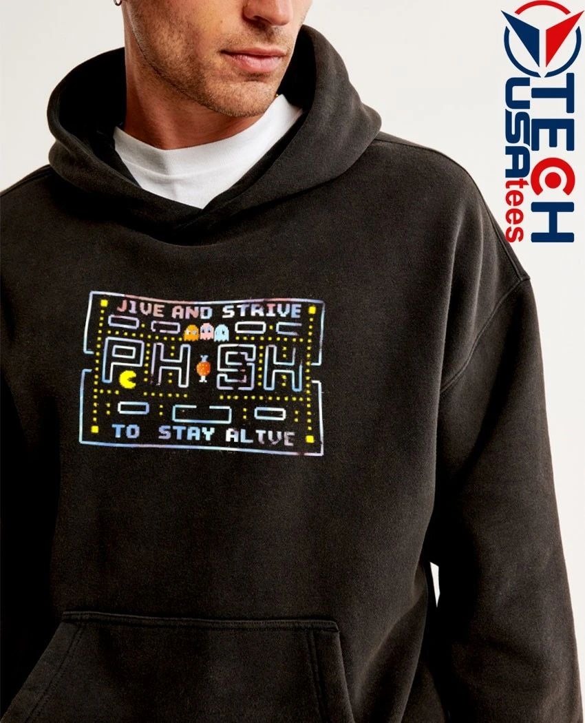 Pac-Man jive and strive to stay alive shirt