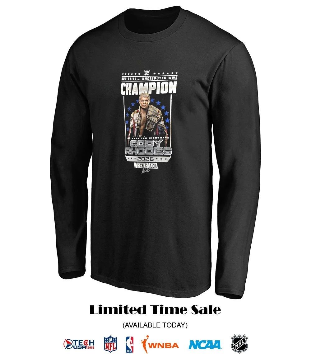 Cody Rhodes WrestleMania 42 Winner 2026 Champion shirt