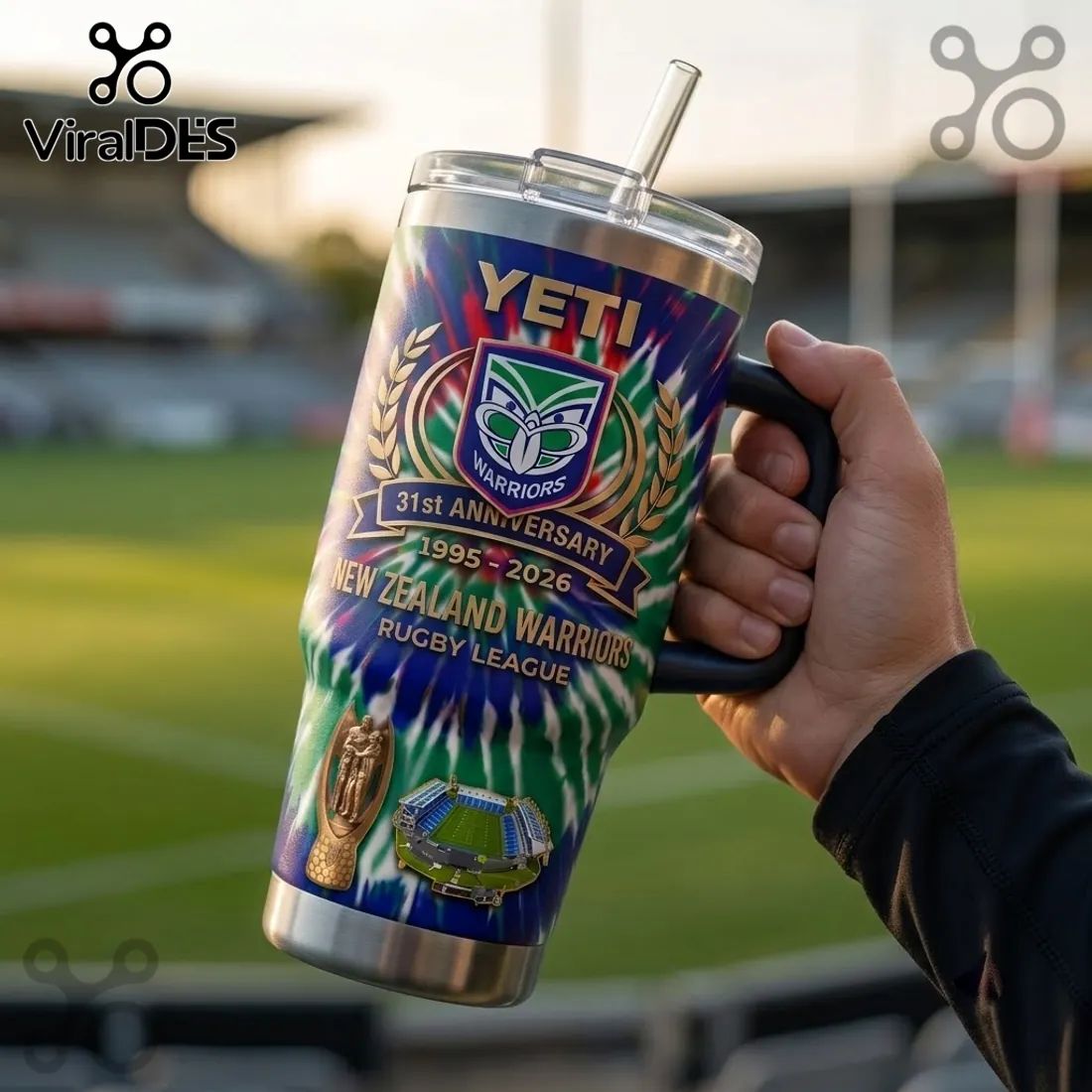 New Zealand Warriors 31st Anniversary 40oz Tumbler