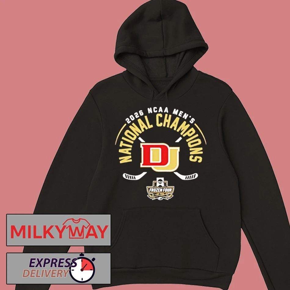 Denver Pioneers Mens Ice Hockey National Champions 26 Retro Shirts