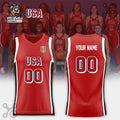 USA Women’s Basketball 2026 FIBA World Cup Red Jersey