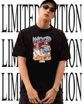 MLB Robert Wood 29 Los Angeles Angels Baseball caricature tee