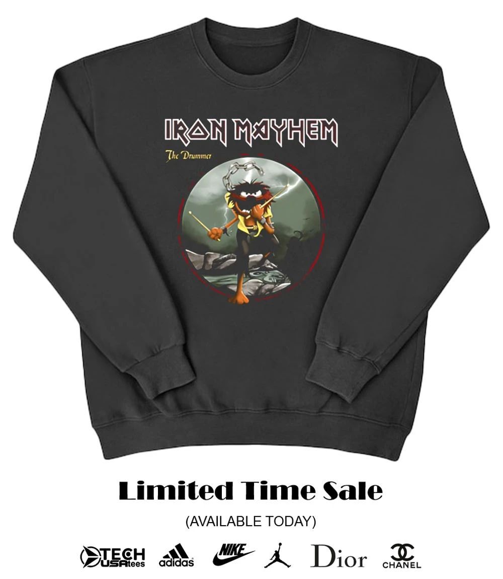 Iron Mayhem Drummer Muppets T-shirt