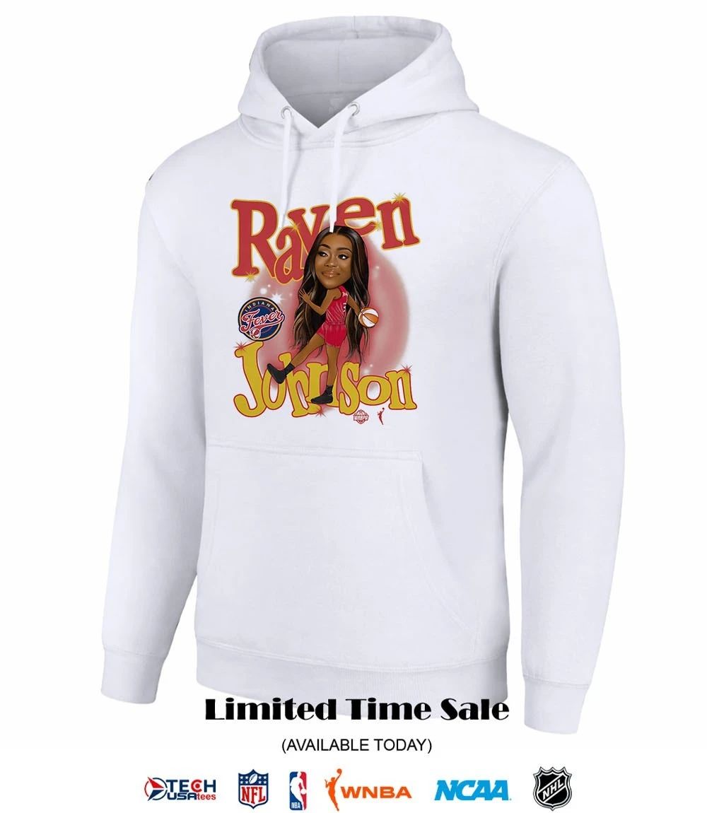 Raven Johnson Draft Indiana Fever 2026 WNBA caricature shirt