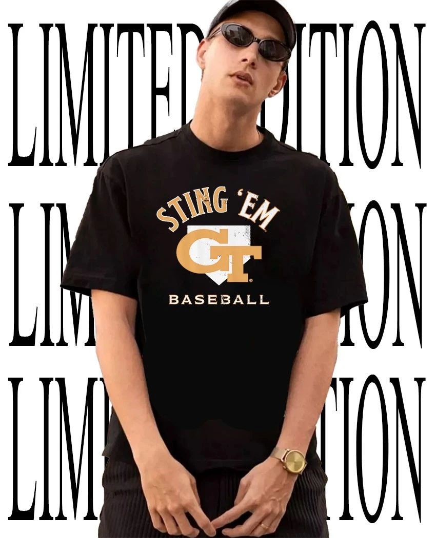 Georgia Tech Yellow Jackets Baseball Sting ‘Em Home Plate shirt