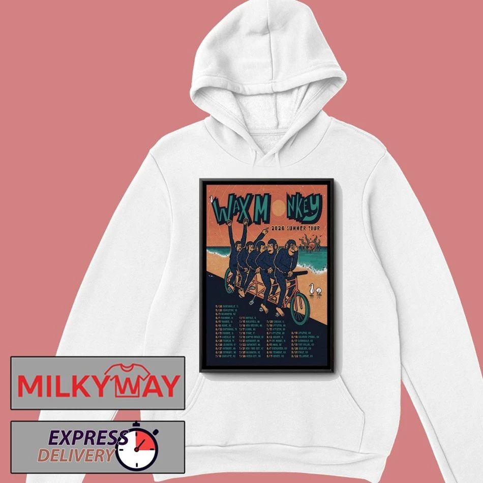 Wax Monkey Summer Tour 26 Poster shirt