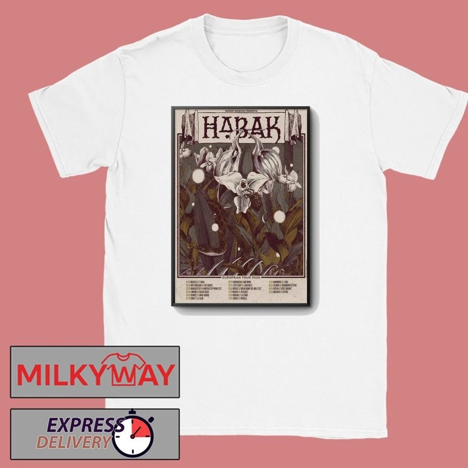 Habak European 2026 Tour poster T-Shirt