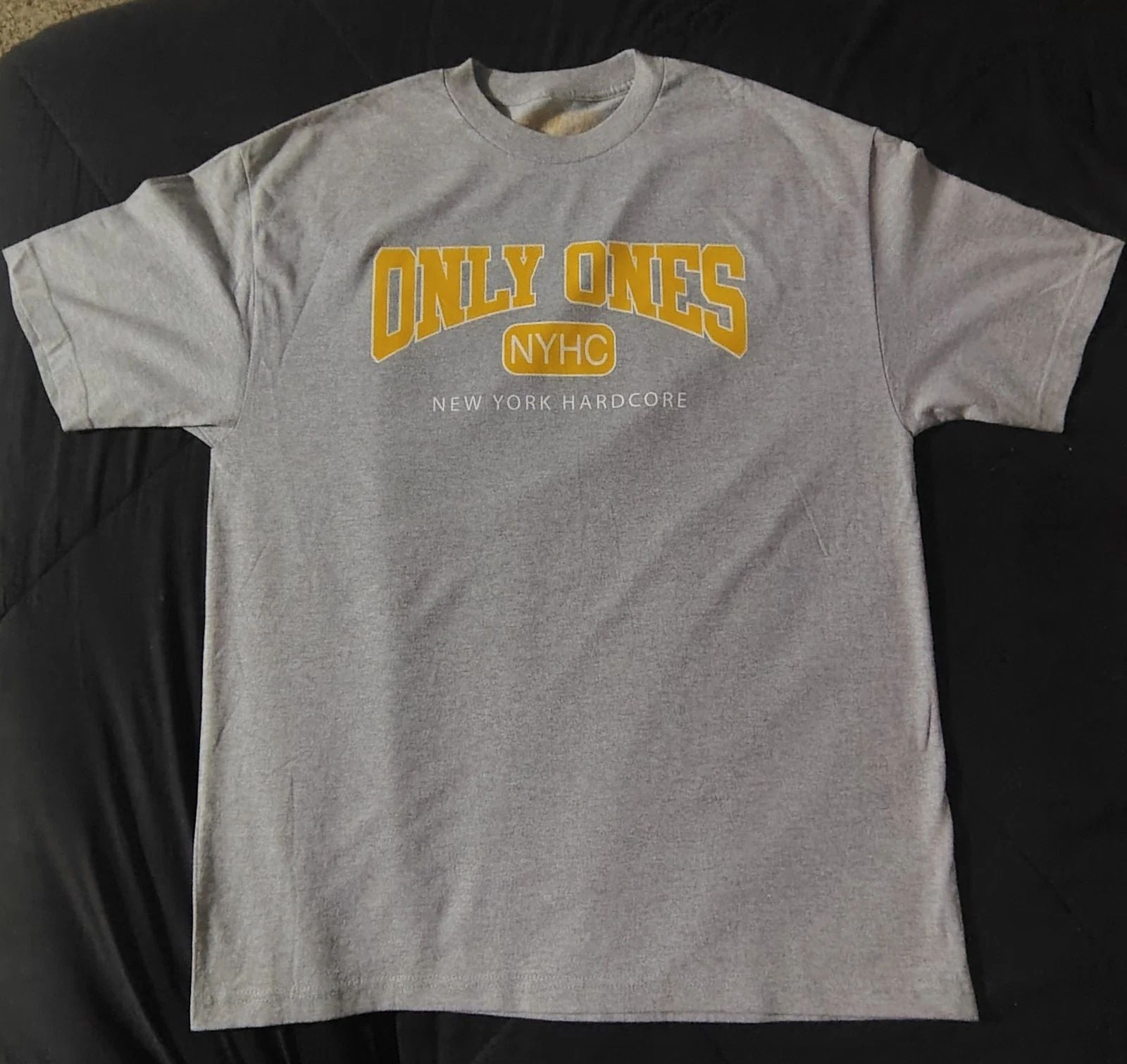 NYHC New York Hardcore Shirt Mens XL Gray  Only Ones Band Mind Is Everything Tee
