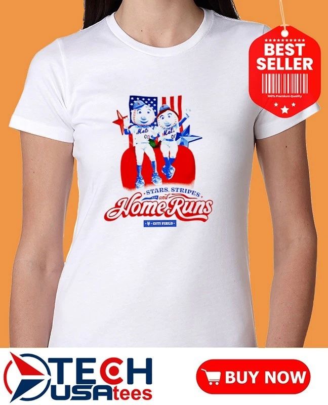 New York Mets Stars Stripes and Home Runs shirt