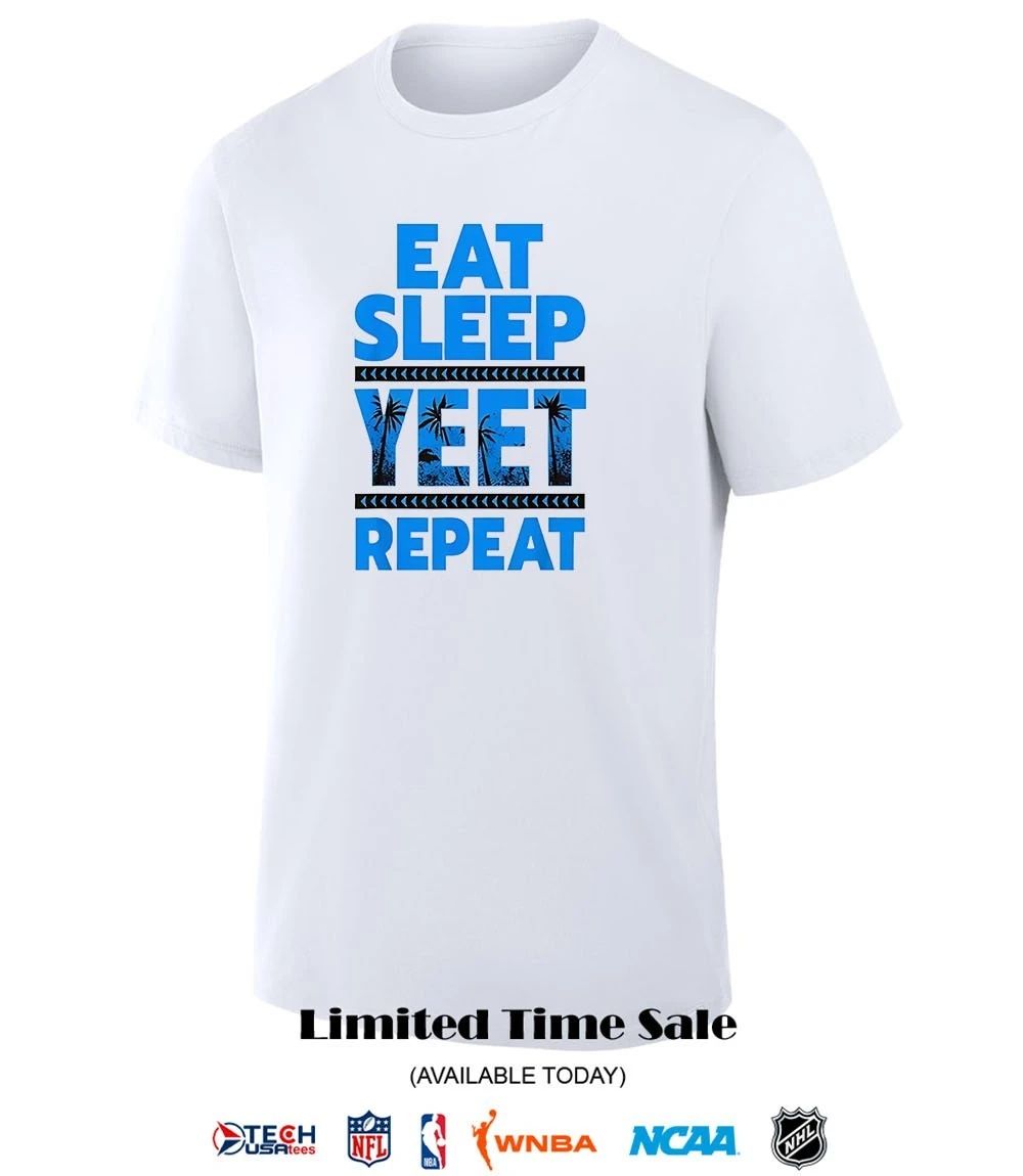 Rhea Ripley wearing Jey Uso Eat Sleep Yeet Repeat shirt