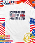 Tyson Fury Donald Trump for Prime Minister shirt