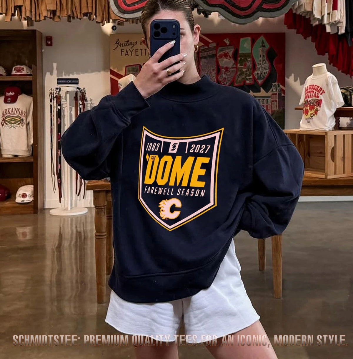 Calgary Flames 1983–2027 The Dome Farewell Season shirt