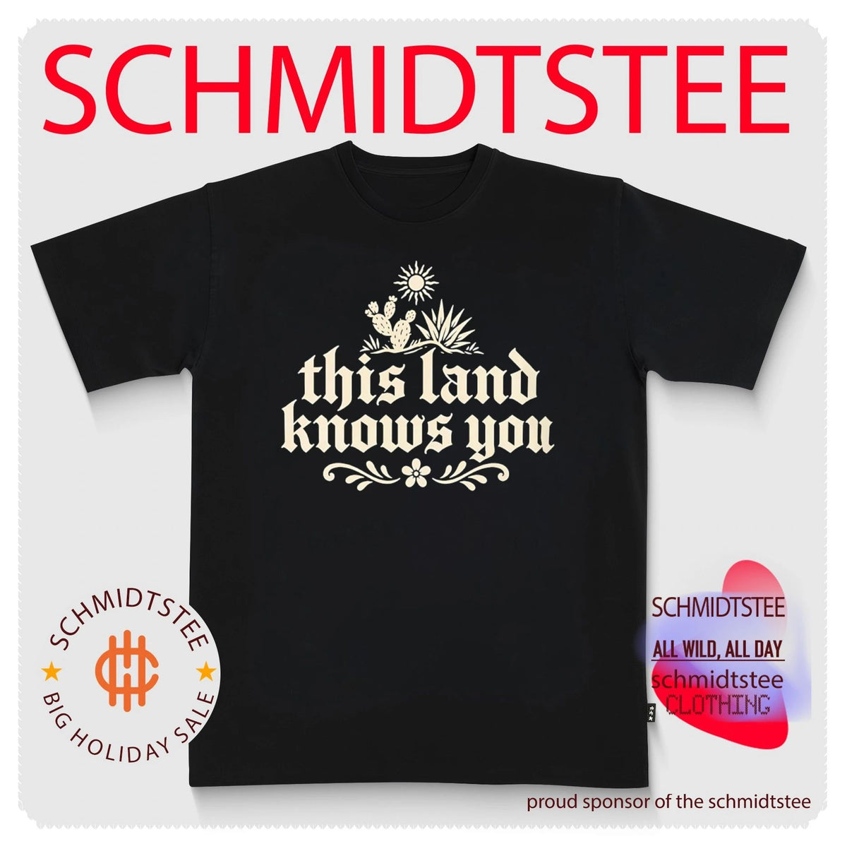 This Land Knows You cactus shirt