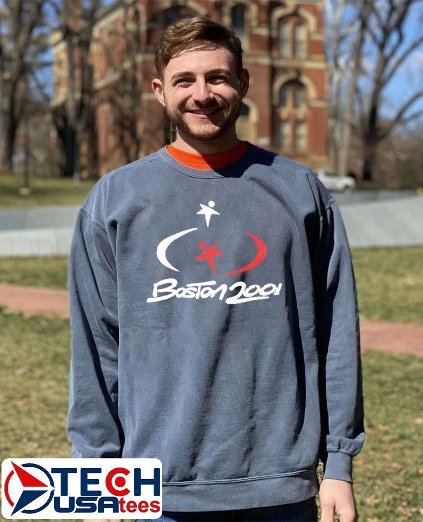 Boston 2001 logo shirt