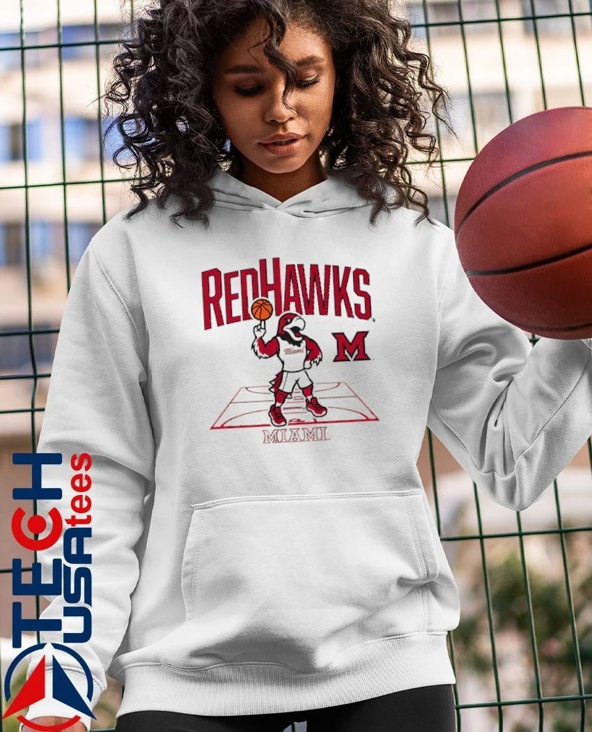 Miami Redhawks Basketball mascot court shirt
