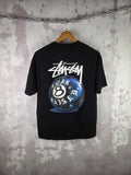Stussy x Born Raised T-Shirt Big Logo Black Y2K USA Size L