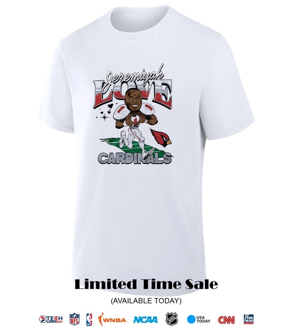 Arizona Cardinals Football Jeremiyah Love caricature shirt