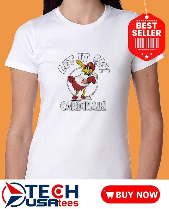 St. Louis Cardinals Fredbird let it fly mascot shirt by homage