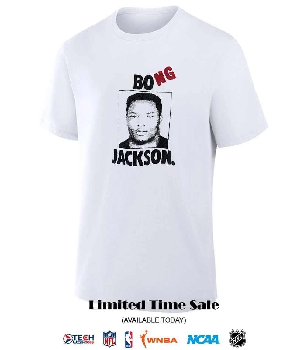Bo Jackson Bong portrait shirt