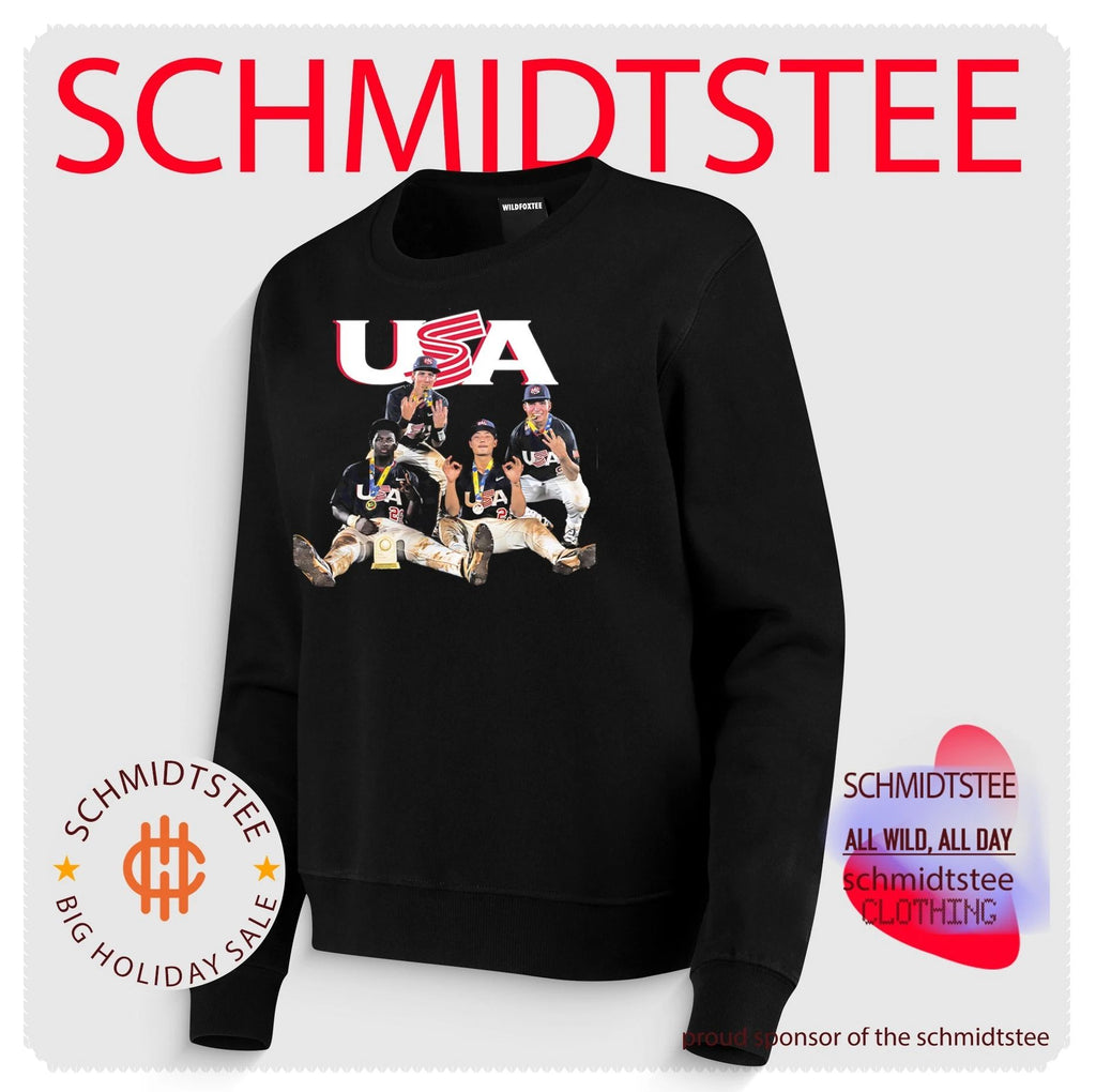 USA Baseball Champion players cheering moment shirt