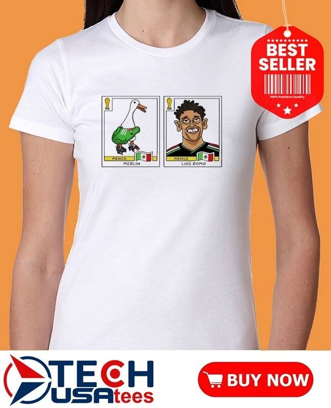 Merlin and Luis Romo Mexico National Team World Cup Soccer 2026 shirt