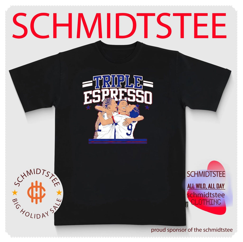 Mallory Swanson Trinity Rodman & Sophia Wilson Triple Espresso Hug USA Basketball shirt
