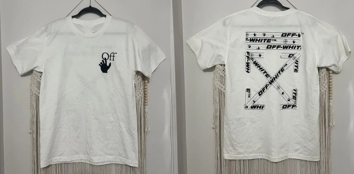Off-White White Graphic T-Shirt Mens Reprint Streetwear Tee S-5XL