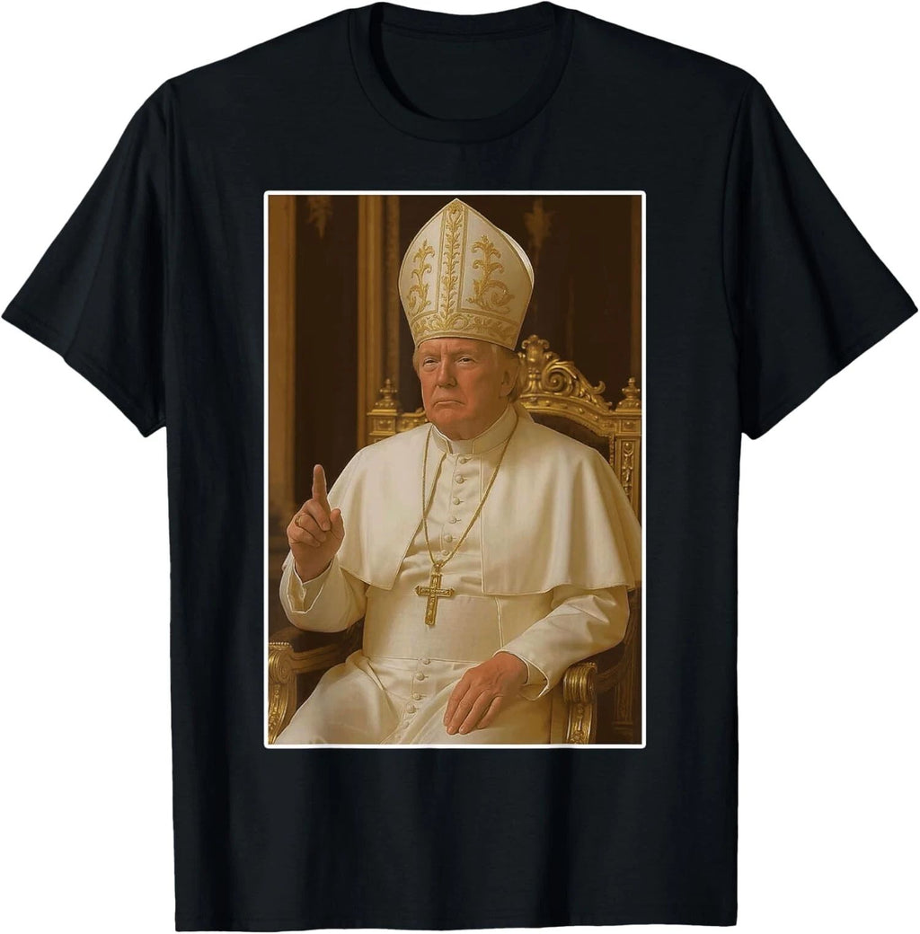 Trump as Vatican Church Pope Trump Funny Vatican Unisex T-Shirt