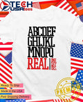 Real one dayers alphabet shirt