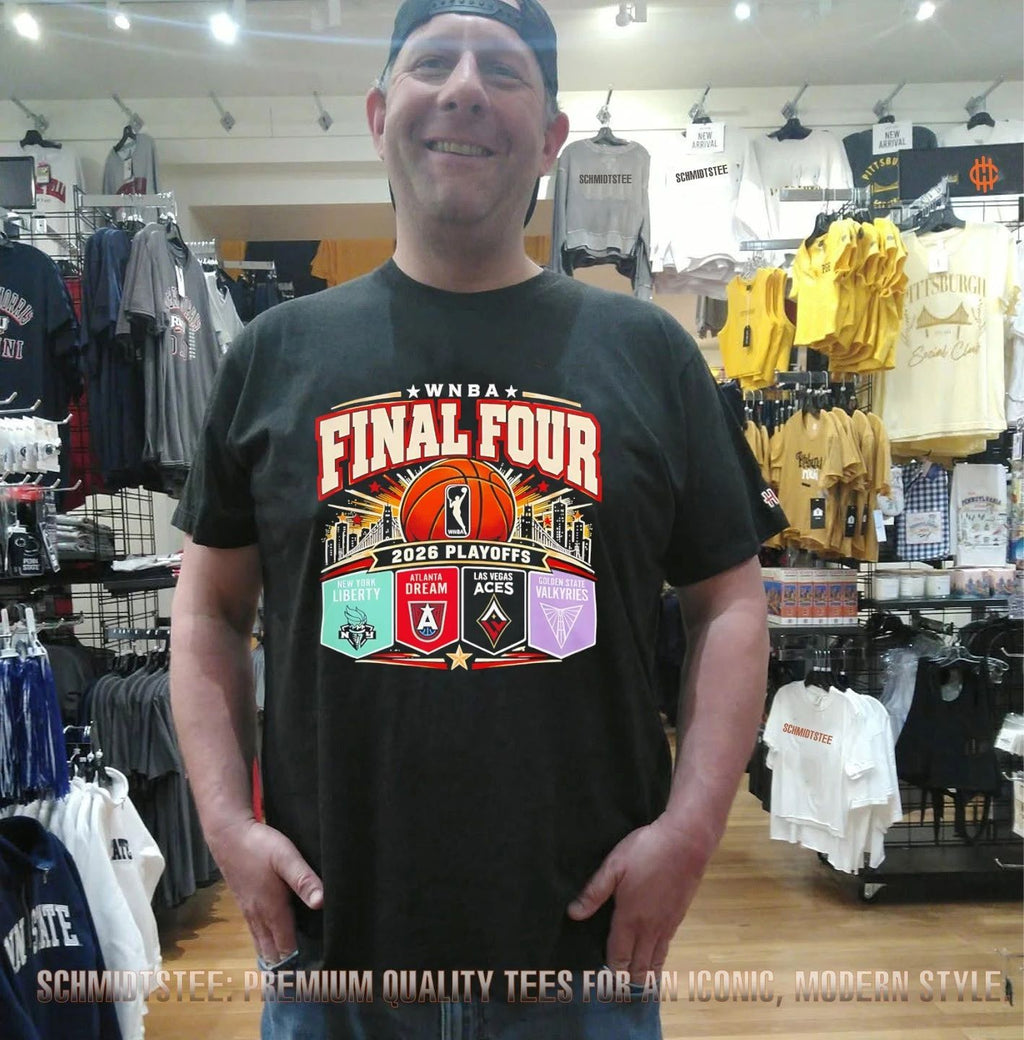 WNBA Final Four 2026 Playoffs Basketball Teams banner skyline shirt
