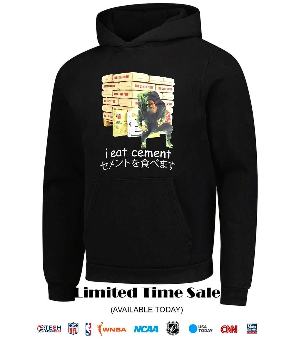 I eat cement Japanese shirt
