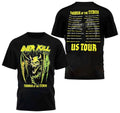 Over Kill Thrash of the Titans US tour 3D Shirt Polyester Gift For Fan PP3024