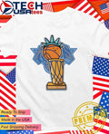 Knicks in 5 2026 NBA Champs Trophy cartoon shirt