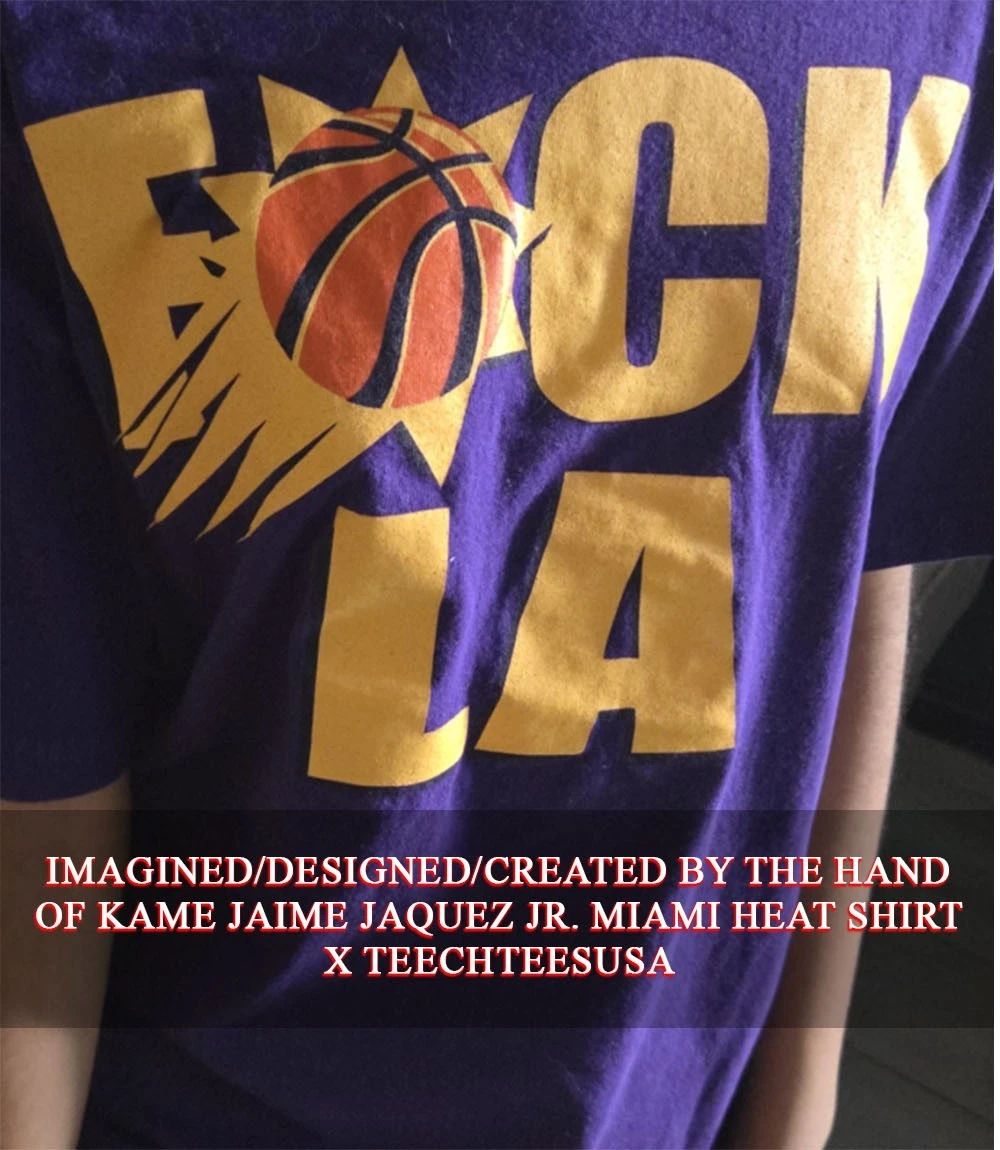 Fck LA Los Angeles Lakers Basketball shirt