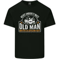 Drumming An Old Man Drummer Drum Funny Mens Cotton T-Shirt Tee Top